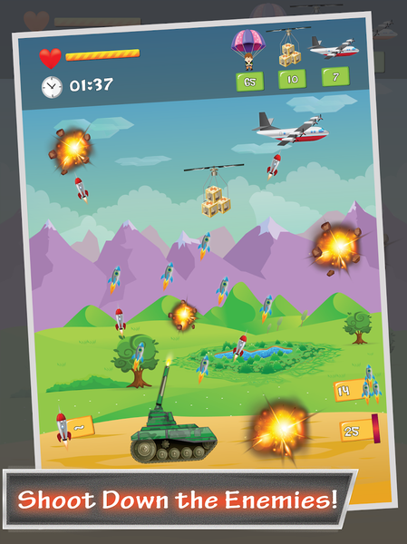 Tank Sky War - عکس بازی موبایلی اندروید