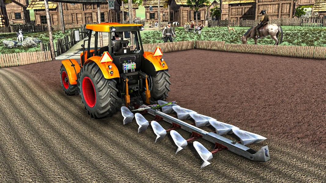 Tractor cargo games: farm game - Gameplay image of android game