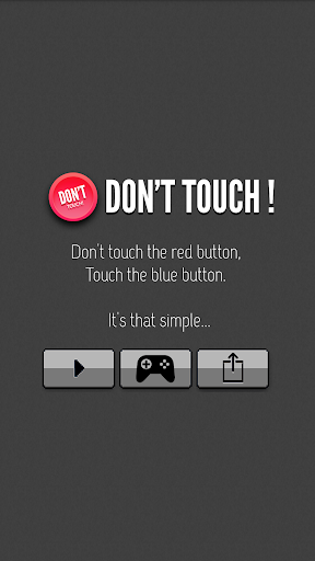 Don't Touch The Red Button! - Image screenshot of android app