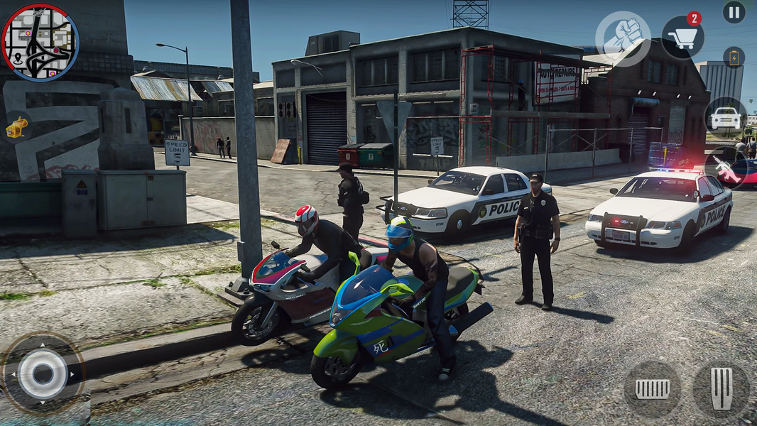 Gangster City Mafia Gang Games - Gameplay image of android game