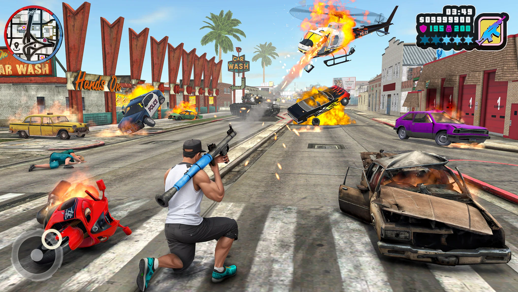 Gangster City Mafia Gang Games - Gameplay image of android game