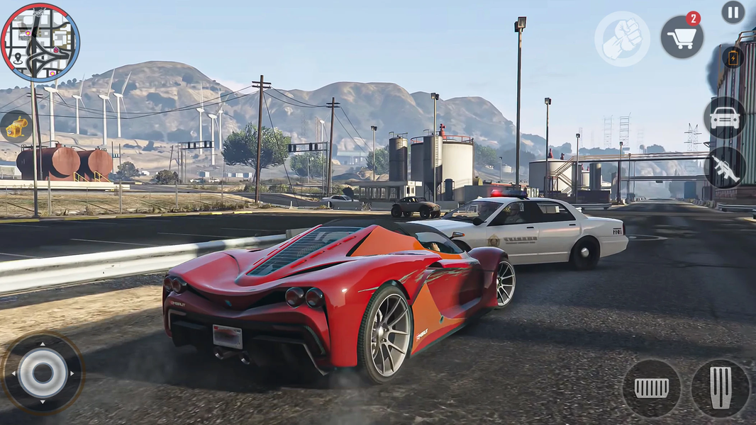 Gangster City Mafia Gang Games - Gameplay image of android game