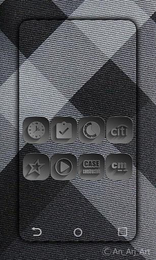 Tha_Black - icon pack - عکس برنامه موبایلی اندروید