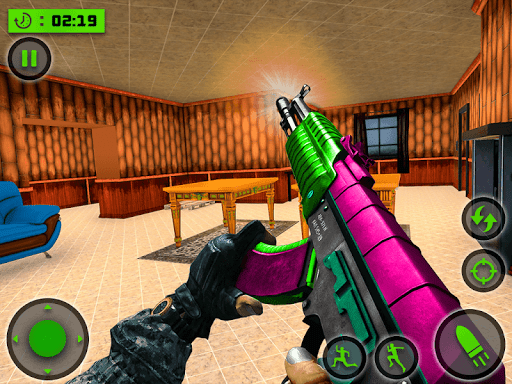 House Destruction Smash Destroy FPS Shooting House - Gameplay image of android game