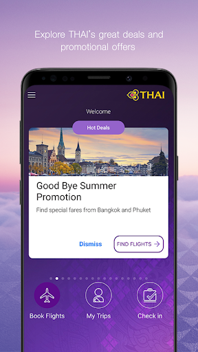 Thai Airways - عکس برنامه موبایلی اندروید