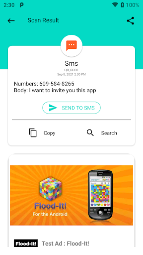 QR and Barcode scanner 2K - Image screenshot of android app