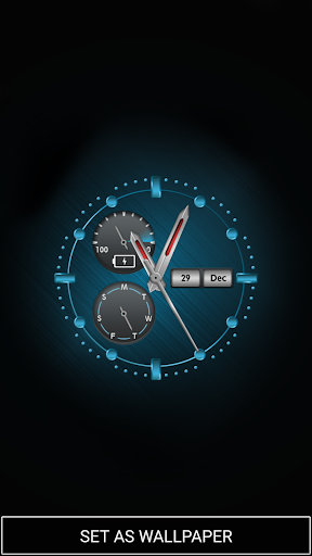 Background Clock Wallpaper - Image screenshot of android app