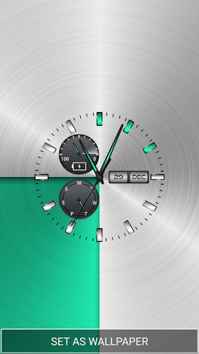 Background Clock Wallpaper - Image screenshot of android app