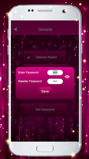 Glitter Love SMS Themes - عکس برنامه موبایلی اندروید