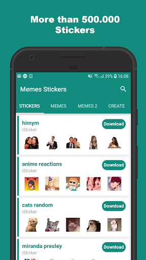 Animated stickers for WhatsApp - Image screenshot of android app