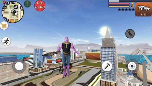 Vegas Crime Rope Hero Simulator - Gameplay image of android game