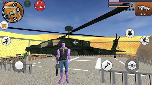 Vegas Crime Rope Hero Simulator - Gameplay image of android game