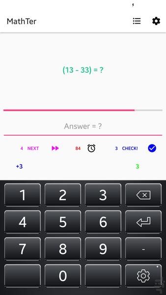 MathTer - Gameplay image of android game