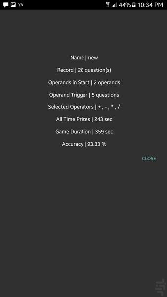 MathTer - Gameplay image of android game