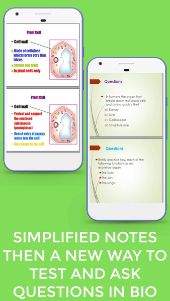 Form ۱ And ۲ Biology Notes - عکس برنامه موبایلی اندروید