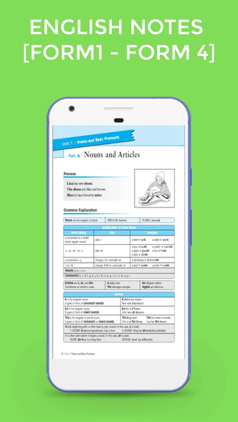 English Notes Form 1- Form 4 - Image screenshot of android app