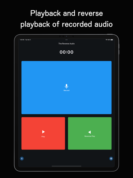 The Reverse Audio - عکس برنامه موبایلی اندروید