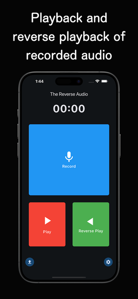The Reverse Audio - عکس برنامه موبایلی اندروید