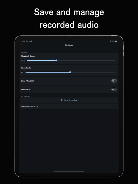 The Reverse Audio - عکس برنامه موبایلی اندروید