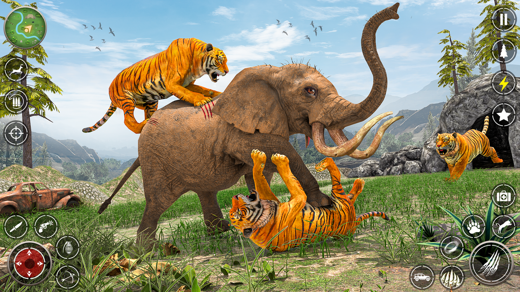 The Tiger Family Simulator 3D - عکس بازی موبایلی اندروید