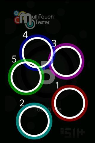 MultiTouch Tester - عکس برنامه موبایلی اندروید