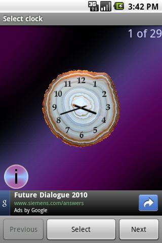 Mineral Clock deluxe - عکس برنامه موبایلی اندروید