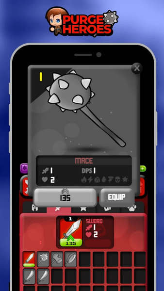 Purge Heroes - Gameplay image of android game