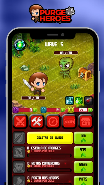 Purge Heroes - Gameplay image of android game