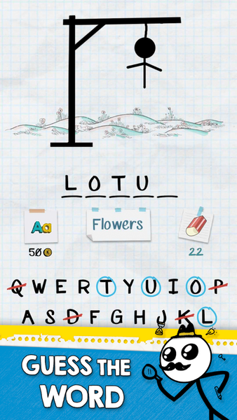 Find the Hidden word - Gameplay image of android game