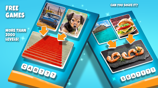 2 Pics 1Word. Offline Games - Gameplay image of android game