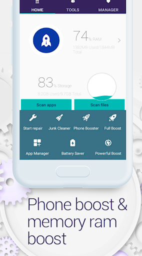 Repair system - phone cleaner - Image screenshot of android app