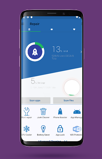 Repair system - phone cleaner - Image screenshot of android app