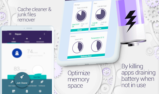 Repair system - phone cleaner - Image screenshot of android app