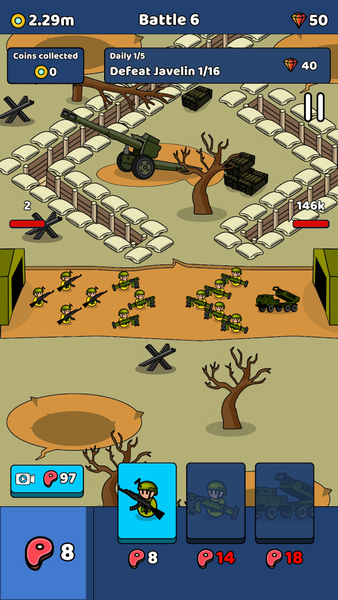 The Army Evolution - عکس بازی موبایلی اندروید