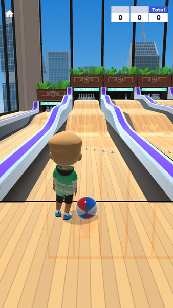 Skyline Bowling - Gameplay image of android game