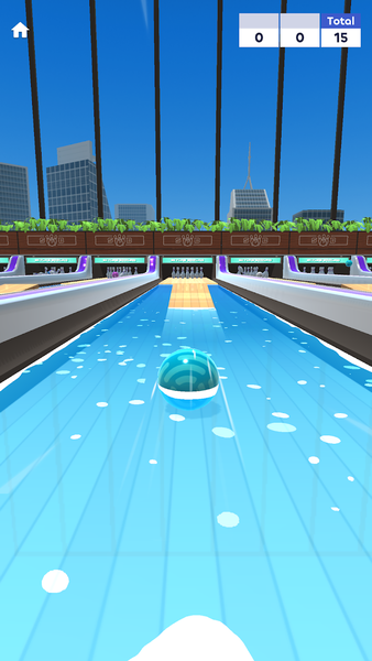 Skyline Bowling - Gameplay image of android game