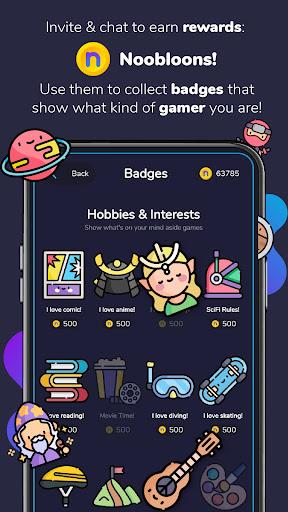 Noobly: Find Gamer Friends! - عکس برنامه موبایلی اندروید