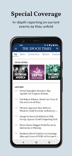 The Epoch Times: Breaking News - Image screenshot of android app