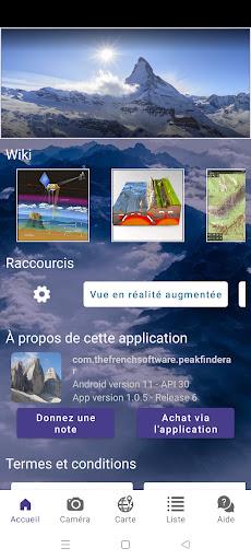 Peak Finder AR - عکس برنامه موبایلی اندروید