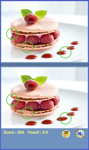 Find Differences - Food - Gameplay image of android game