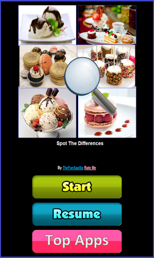 Find Differences - Food - عکس بازی موبایلی اندروید