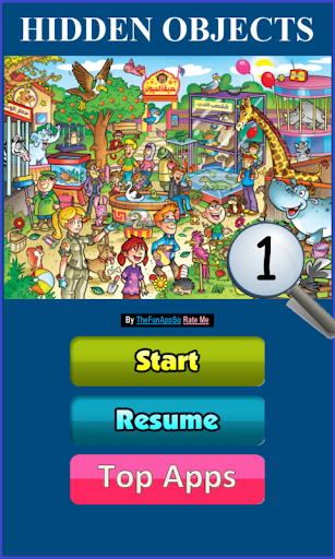 Hidden Objects - Gameplay image of android game