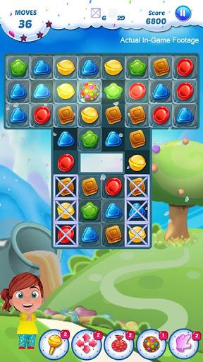 Gummy Candy - Match 3 Game - Gameplay image of android game