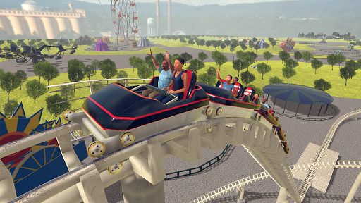 Roller Coaster Games 2020 Theme Park - Gameplay image of android game