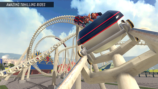 Roller Coaster Games 2020 Theme Park - Gameplay image of android game