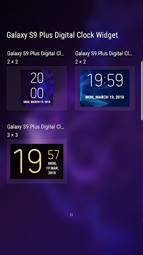 Clock Widget Galaxy s۲۳ Ultra - عکس برنامه موبایلی اندروید