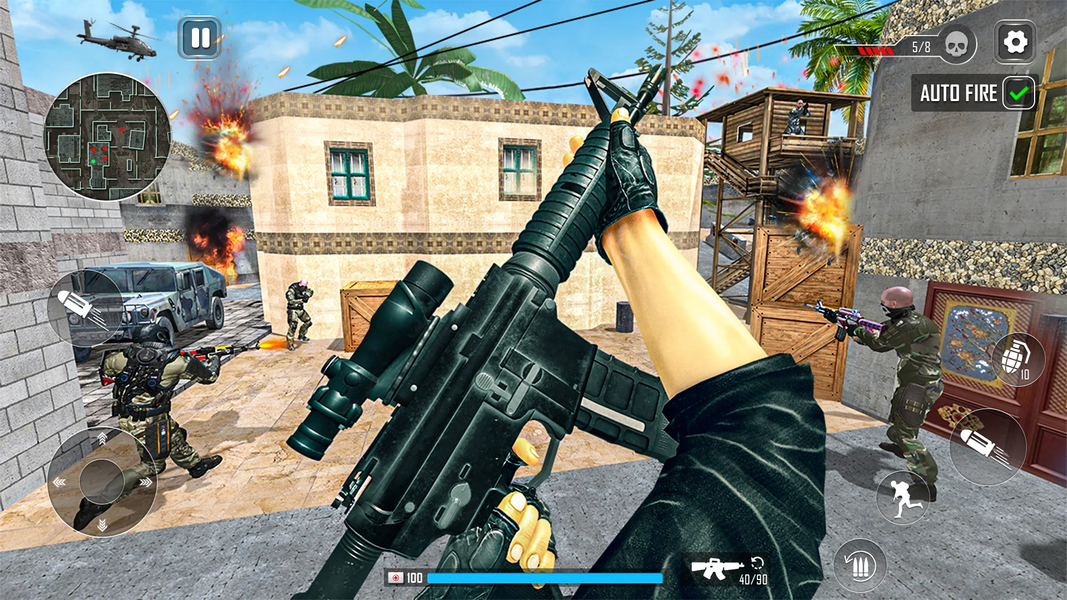 Gun Game 3d FPS Shooting Games - Gameplay image of android game