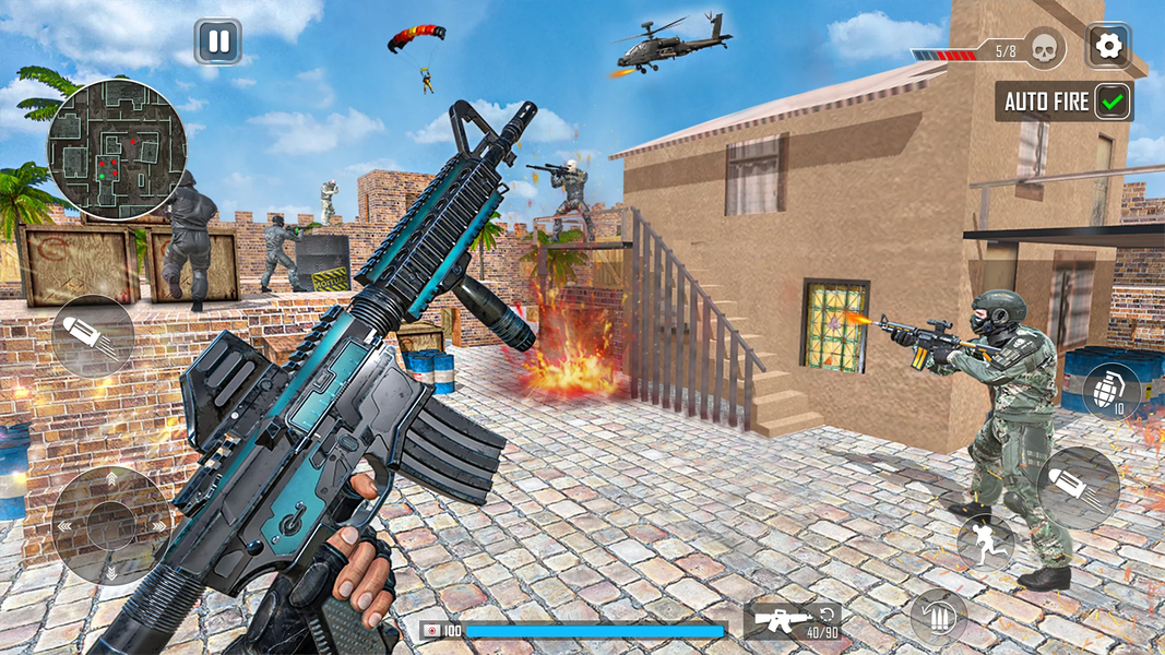 Gun Game ۳d FPS Shooting Games - عکس بازی موبایلی اندروید
