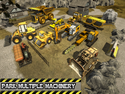 Quarry Driver Duty : Big Machine Driving Sim 2019 - Gameplay image of android game