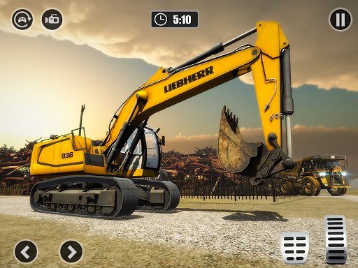 Quarry Driver Duty : Big Machine Driving Sim 2019 - Gameplay image of android game